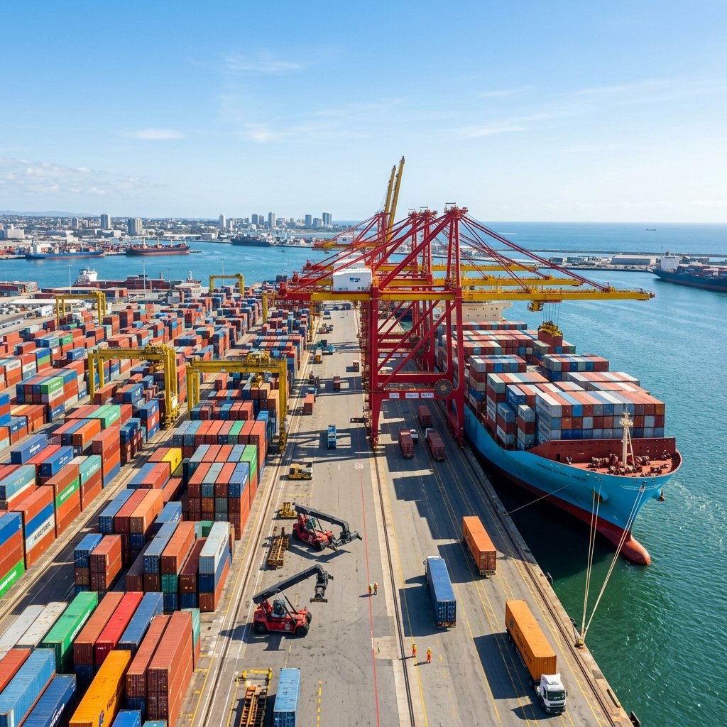 Global port logistics